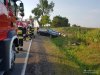 Wypadek motocykla z samochodem osobowym w Przasnyszu 28.07.2019r. 